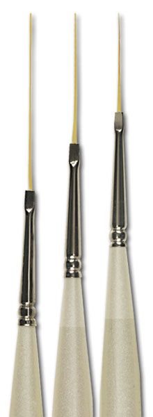 Silver Brush Ultra Mini&reg; Golden Taklon Brush Stipper Set