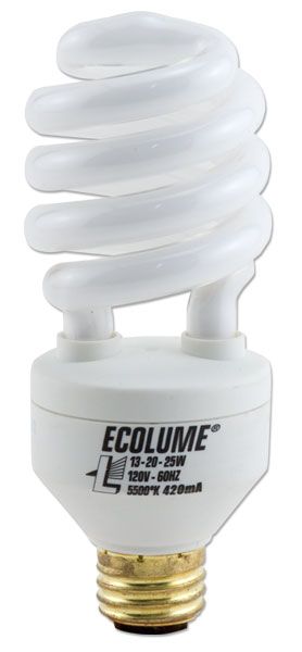 Chromalux Ecolume 20 Watt (Spiral Design) Bulb
