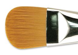 Creative Mark Mural Large Brush Synthetic Golden Taklon Filbert #40