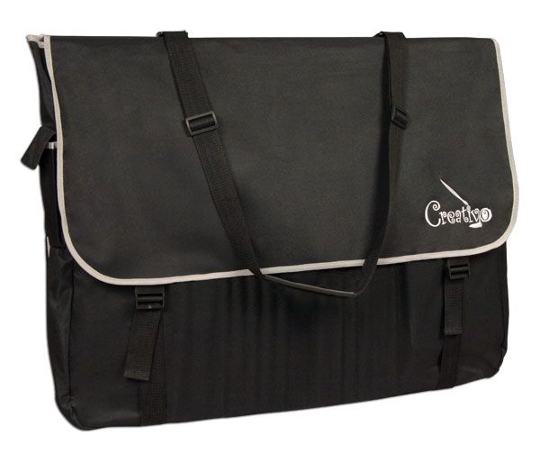 Creativo Messenger Bag Extra Large - Black and Grey