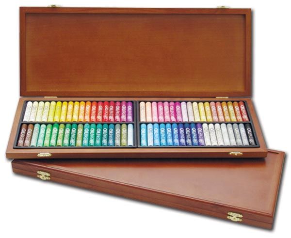 Mungyo Gallery Standard Oil Pastel Wood Box Set Assorted Colors