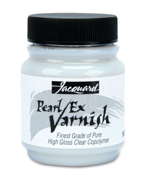 Jacquard Pearl Ex Pigment Mediums Pearl Ex PX Varnish 2-1/4 oz