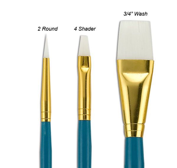 Fundamentals™ Short Handle Brush Set No. 5 Jerry's Artarama