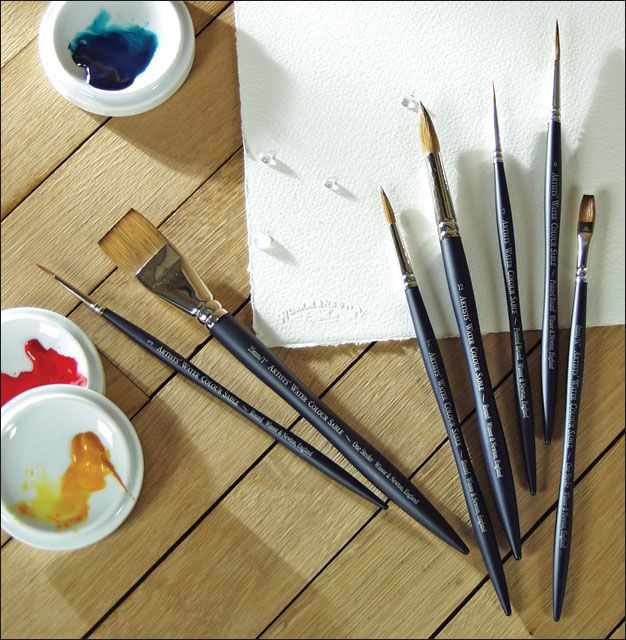 Winsor Newton Artists Water Colour Sable Brushes