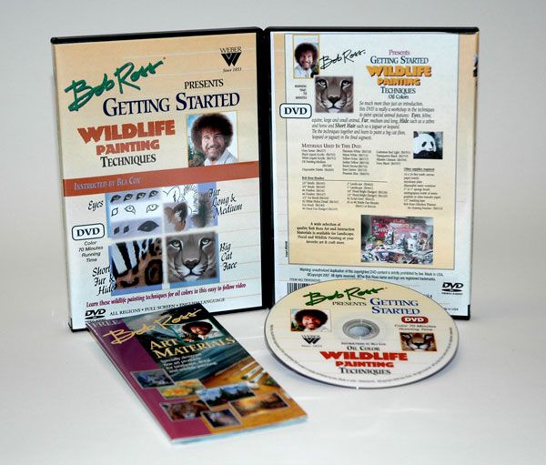 Bob Ross Wildlife Series DVDs