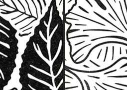 Richeson Rubbing Plate Leaves Set of 6