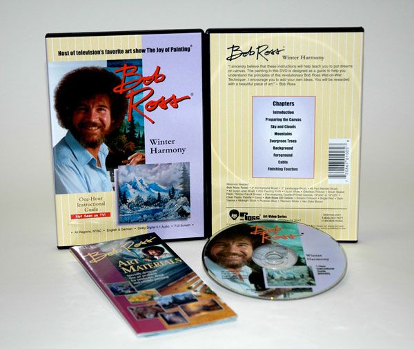 Bob Ross "Winter Harmony" DVD 60 Minutes