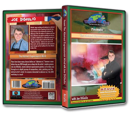 Joe DiGiulio "The Abstract Expressionist Mind" DVD - Special Edition(Not for use with computers)