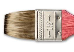 Vermeer Classic Mongoose Watercolor Short Handle Hair Brush Sky Wash- Watercolor Brush 2"