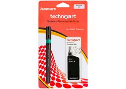 Isomar Technoart Pen + Ink 1.10mm - Black