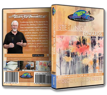 Sterling Edwards - Video Art Lessons "Colorful Birch Trees" DVD