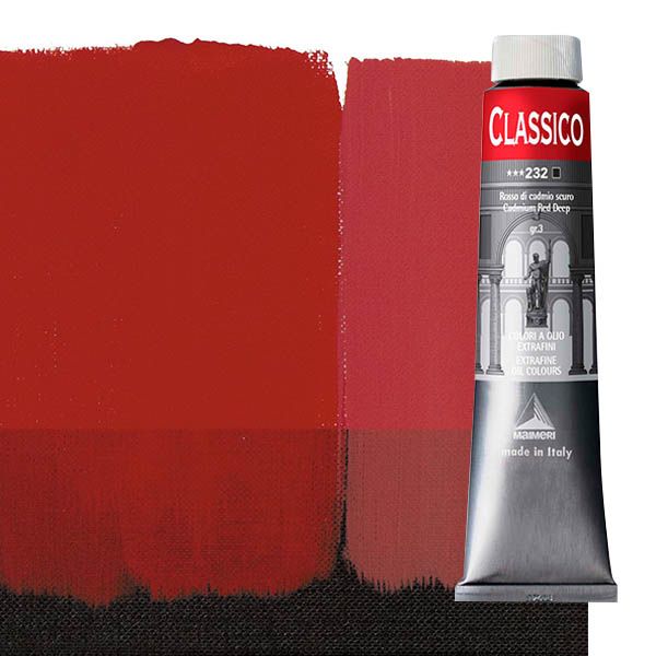 Maimeri Classico Oil Color 200 ml Tube - Cadmium Red Deep 