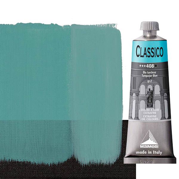 Maimeri Classico Oil Color 60 ml Tube - Turquoise Blue