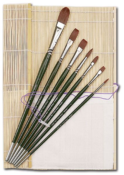 Silver Brush Ruby Satin® Synthetic Brush Master Set