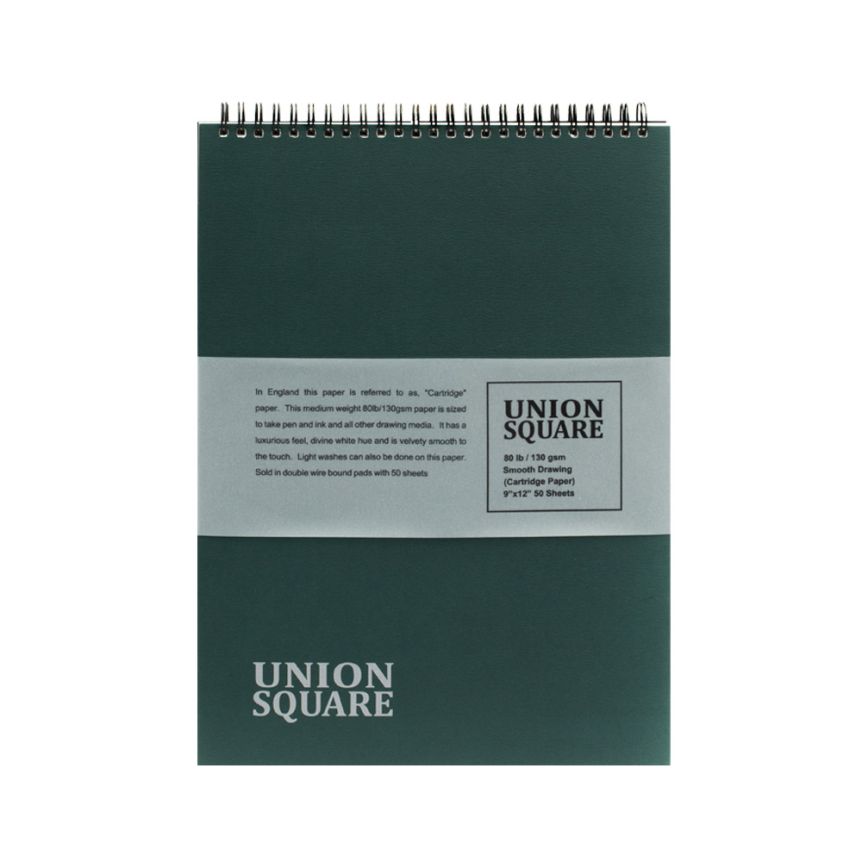 Union Square Smooth Drawing Paper Pad 80lb (50 sheets) 9x12"