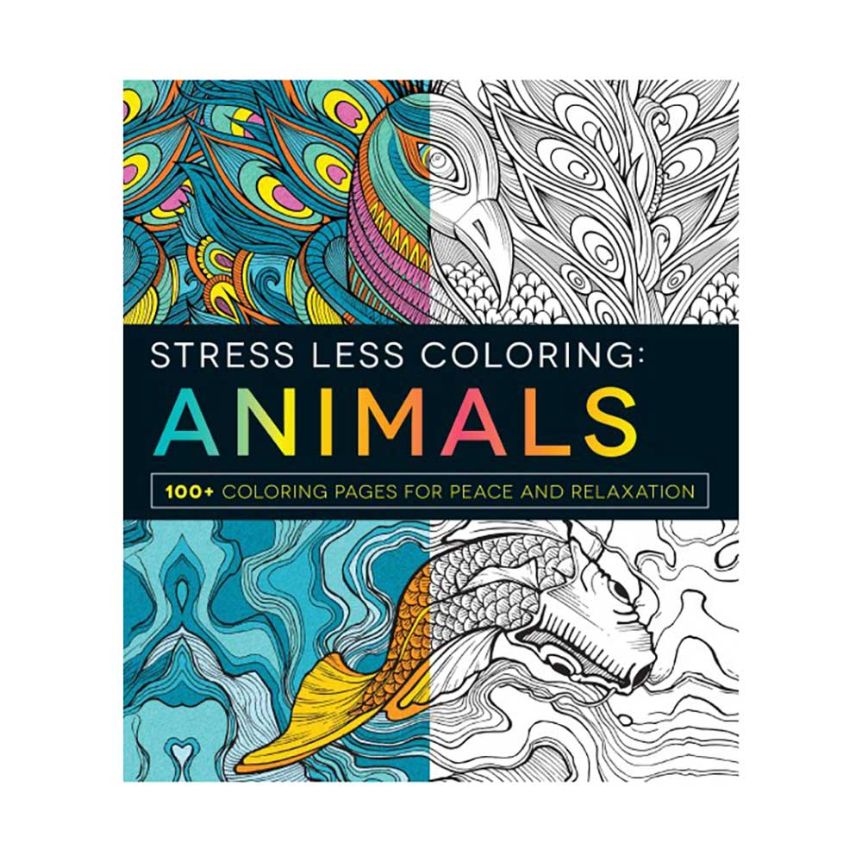 Stress Less Coloring: Animals