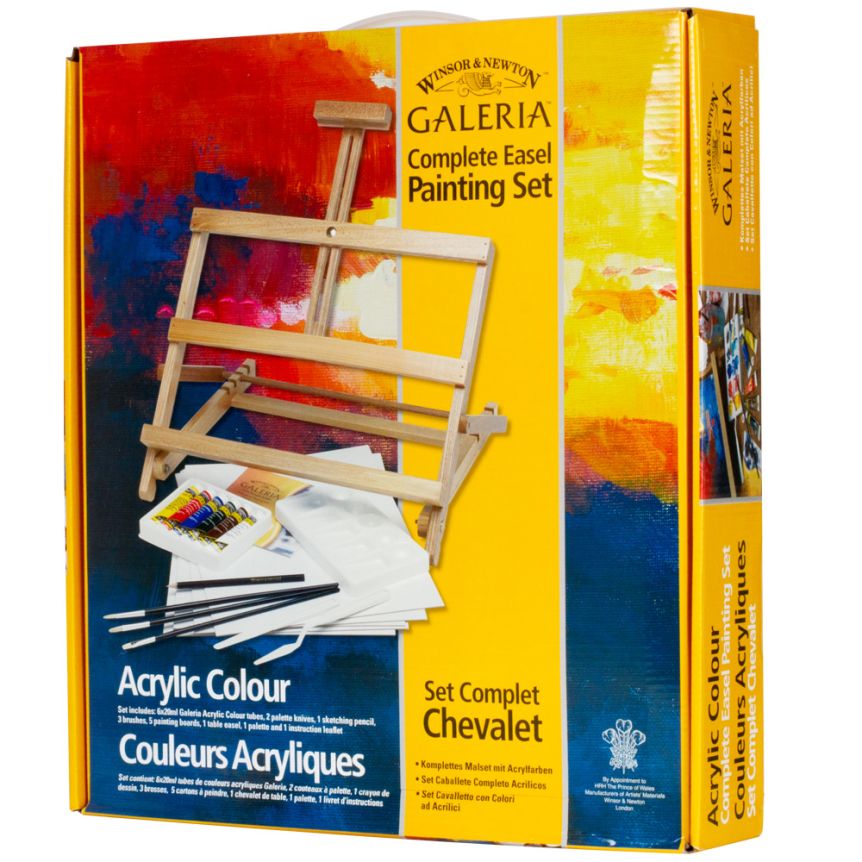 Galeria Flow Formula Acrylic Complete Easel Painting Set of 6 20 ml Tubes