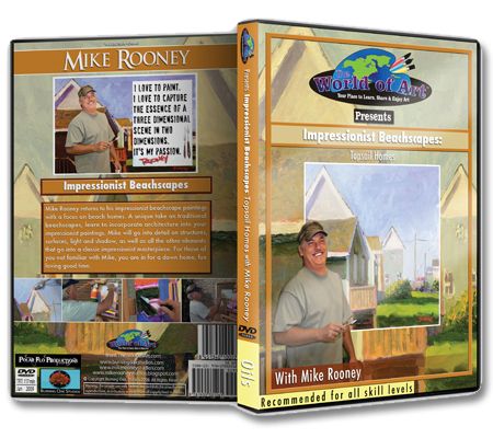Mike Rooney - Video Art Lessons "Impressionist Beachscapes: Topsail Homes" DVD