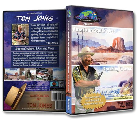 Tom Jones - Video Art Lessons "American Southwest / Crashing Waves" DVD