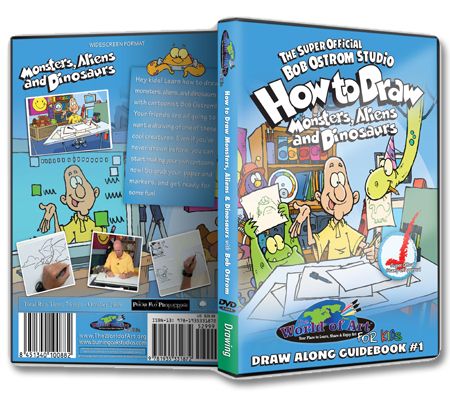 Bob Ostrom - Video Art Lessons "How to Draw Monsters" DVD