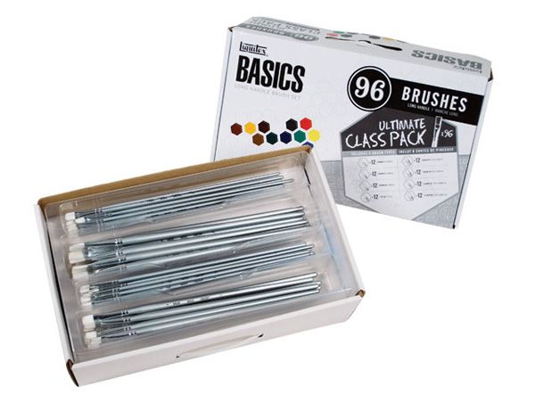 Liquitex BASICS Long Handle Brushes Ultimate Class Packs