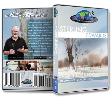 Sterling Edwards - Video Art Lessons "A Gentle Snow" DVD