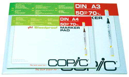 COPIC Alcohol Marker Paper Pad 70gsm A4 (8.25x11.69")