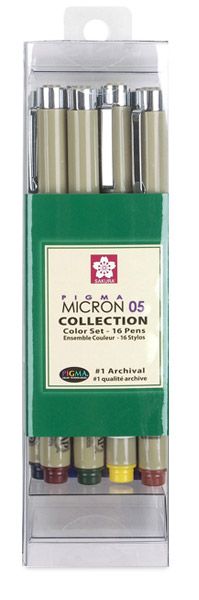 thumbnail image 2 of Sakura Pigma Micron Pen - 0.45mm Fine Point Green Ink For Drawing & Writing 2 of 13
