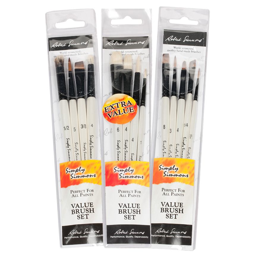 Simply Simmons Watercolor Brushes Wallet Sets