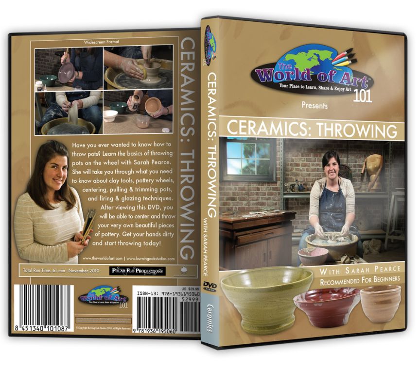 Sarah Pearce - Video Art Lessons "Ceramics: Throwing 101" DVD
