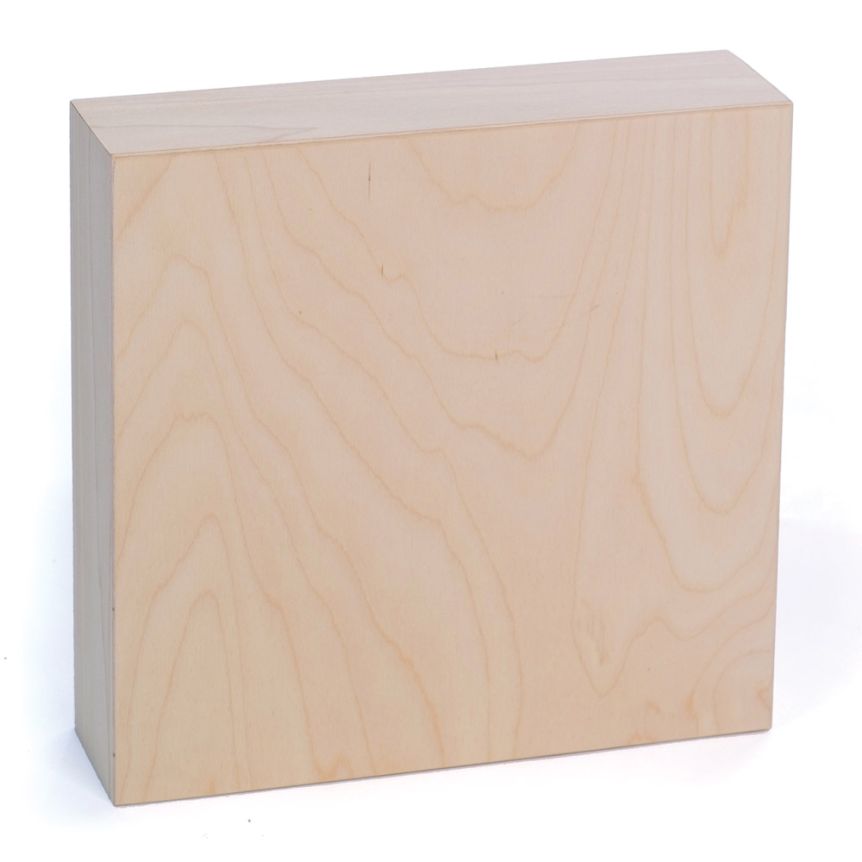 American Easel Wood Painting Panel 7/8" Flat 14x14"