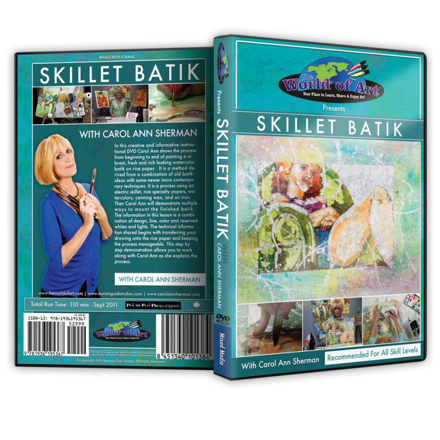 Carol Anne Sherman - Video Art Lessons "Skillet Batik" DVD