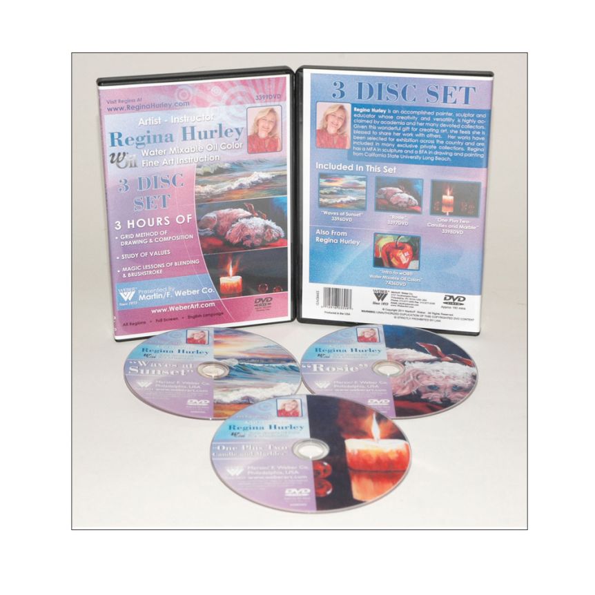 Water-Mixable Oil Painting 3-DVD Set with Regina Hurley