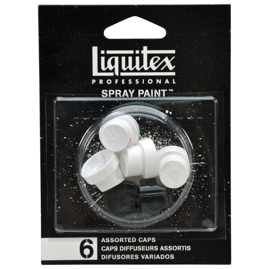 Liquitex Professional Spray Paint Nozzle Assorted Pack of 6 Jerry's