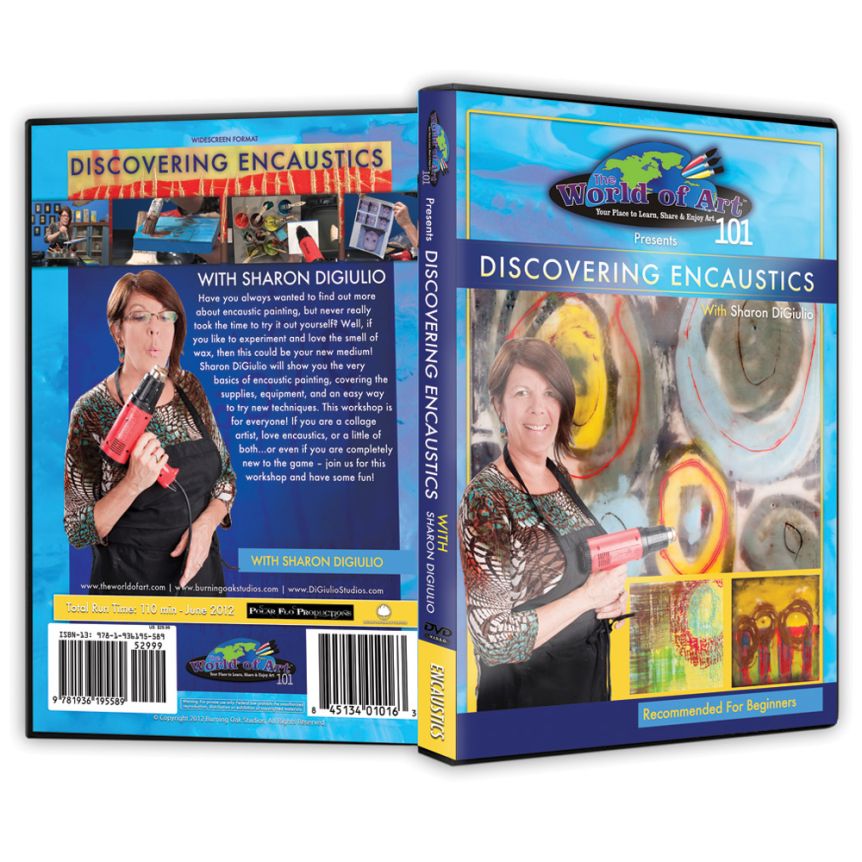 Sharon DiGiulio - Video Art Lessons "Discovering Encaustics" DVD
