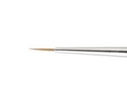 Series 7050 Short Handled Kolinsky Sable Brushes size 0, round