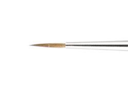 Princeton Series 7050 Kolinsky Sable Short Handle Brush Round #1