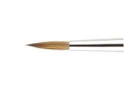 Princeton Series 7050 Kolinsky Sable Short Handle Brush Round #4