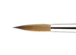 Princeton Series 7050 Kolinsky Sable Brush Short Handle Round #6