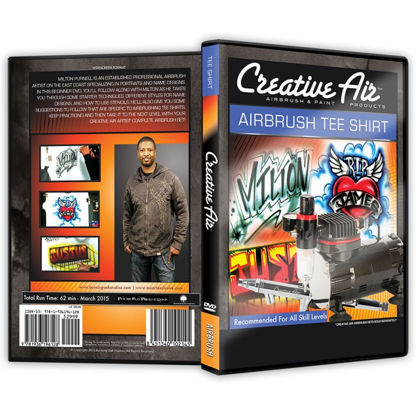 Creative Air Airbrush T Shirt DVD