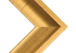 Birmingham 1" Wood Frame with 2mm glass and cardboard backing 8x10" - Gold