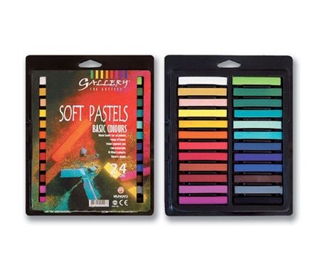 Mungyo Gallery Standard Soft Pastels Set of 24 - Assorted Colors