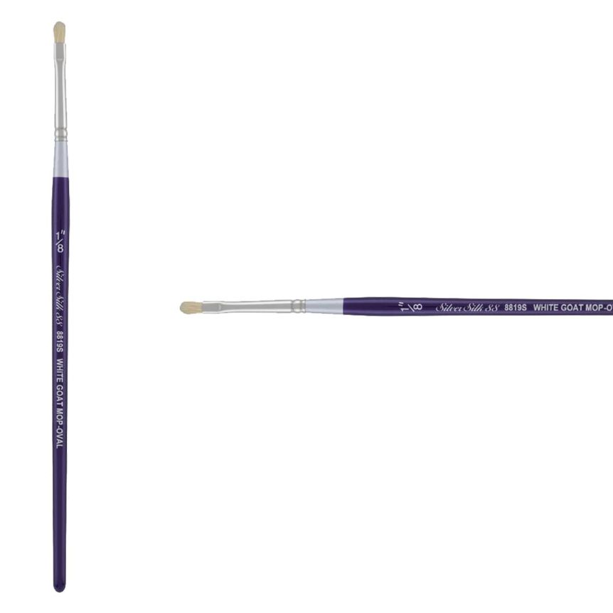 Silver Silk 88 Short Handle Brush Size 1/8in Mop Mini