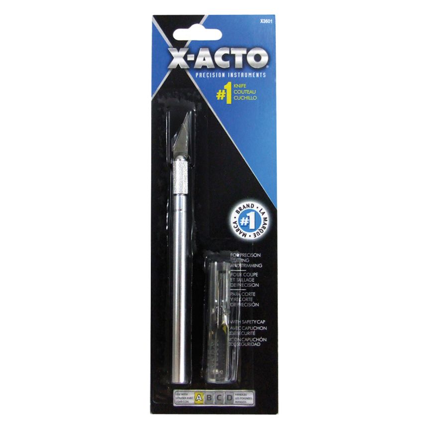 XActo 1 Knife with Safety Cap Aluminum Jerry's Artarama
