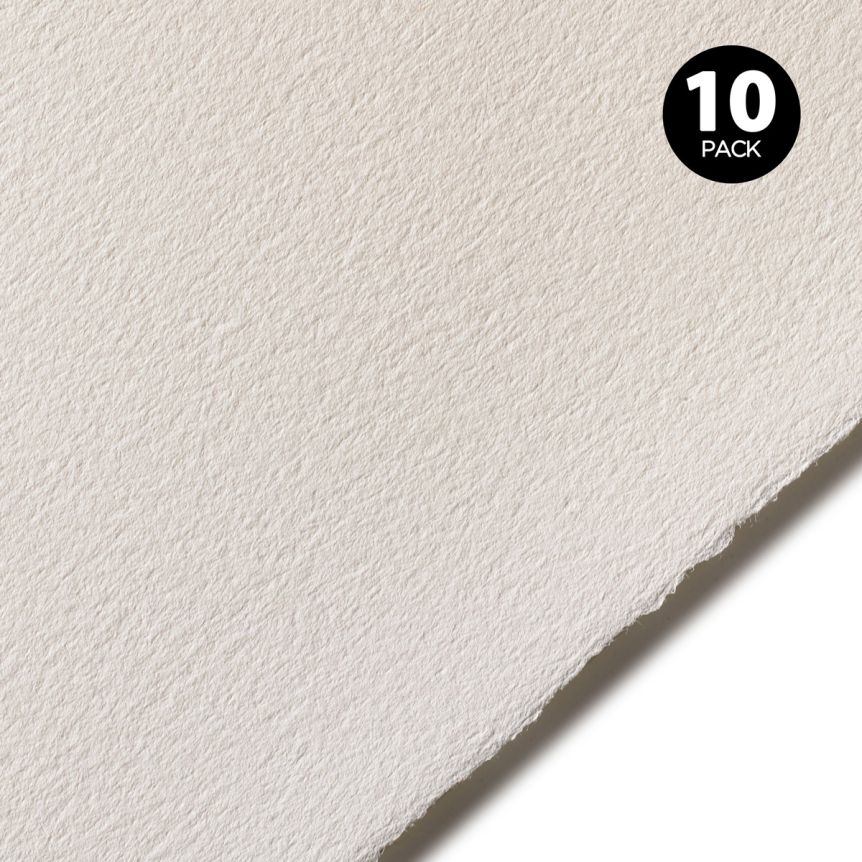 Arches Text Wove Paper 119 gsm 25.5x40" - Creamy White (10-Pack)