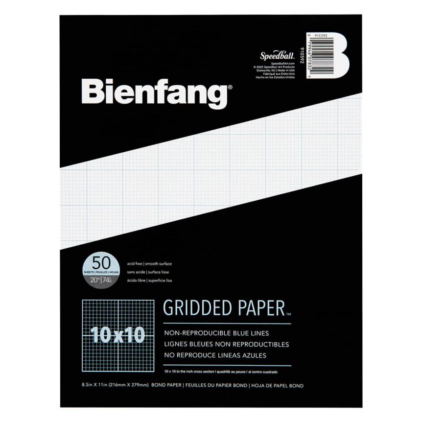 Bienfang Gridded Paper 10