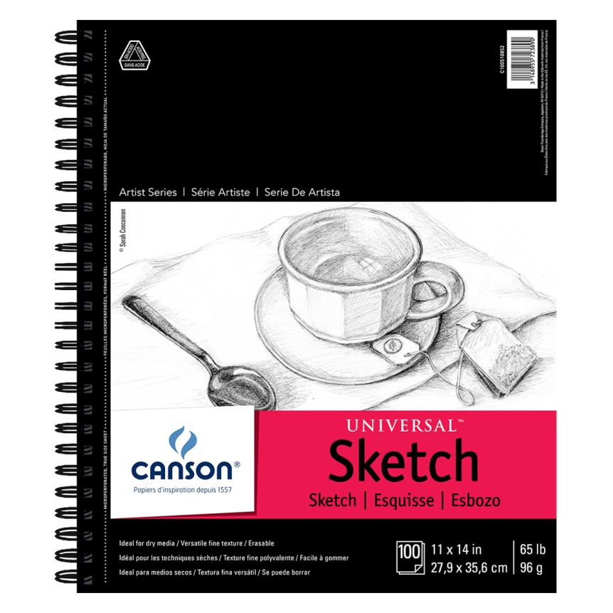 Canson Universal Recycled Sketch Pads 11 x 14