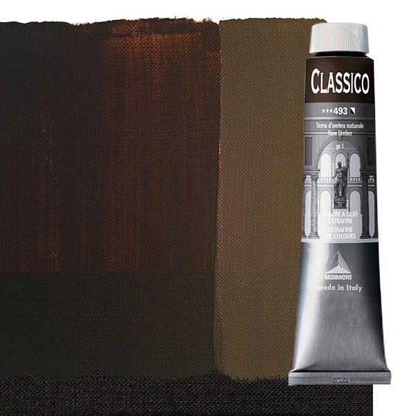 Maimeri Classico Oil Color 200 ml Tube - Raw Umber