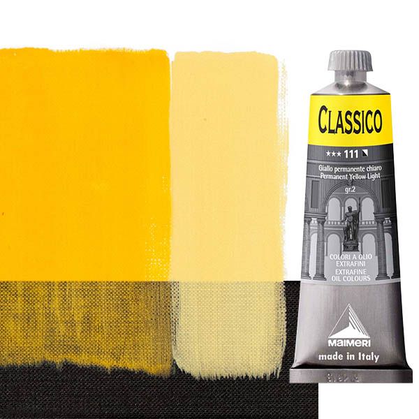 Maimeri Classico Oil Color 60 ml Tube - Permanent Yellow Light 