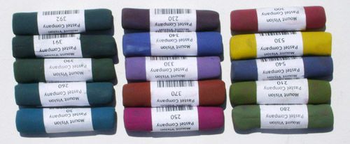 Mount Vision Soft Pastels Set of 15 - Dark Colors